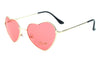 Ladies Heart Shaped Sunglasses Metal
