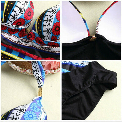 One-Piece Costume Bandage Backless Padded Swimsuit Monokini Beach Summer Bathing Suit Bikini Set