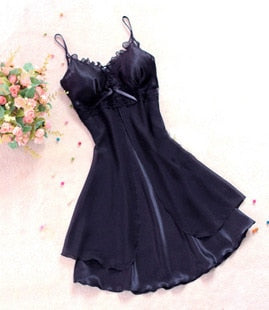 Fashion Sexy Women Lingerie Nightgown Casual Ladies Sleepwear Nightdress Camisola Vestidos Femininos Nightie Women Clothing