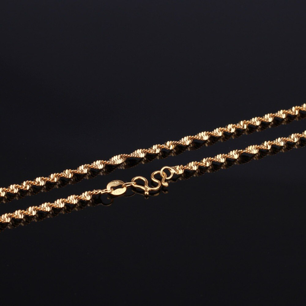 DIY Rope Gold Color Chains Necklace For Pendant Women