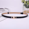 Leather Skinny Adjustable Thin Belt Candy Colors