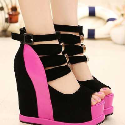 Thick Soles Sandals Wedges High Heels