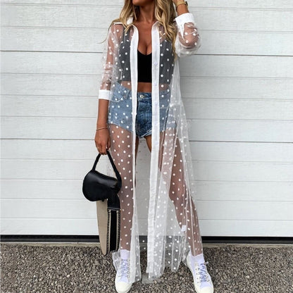 Women Sexy Bikini Cover Up Beach Dress Summer Black White Lace Kimono Boho Long Maxi Dress Loose Swimsuit