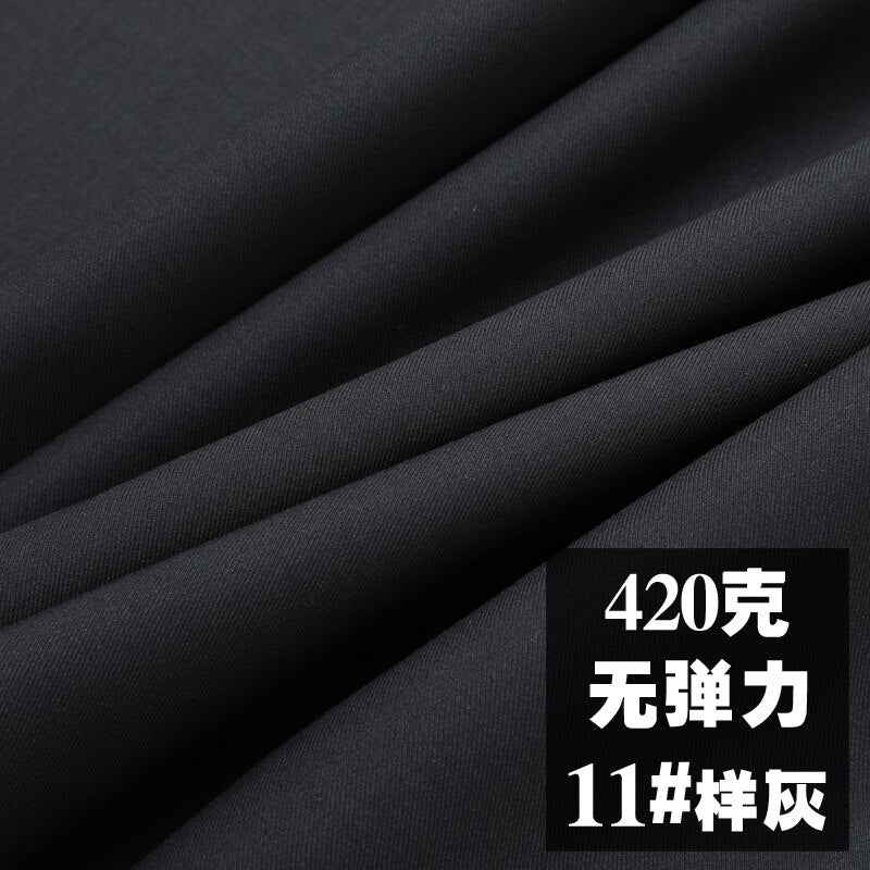 High-grade Fabric Designer Suit Pants Dress for Sewing Polyester Brocade Blue Black White Pink Red Solid Color DIY