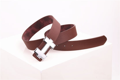 Buckle Strap Leather Women Belt