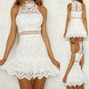 2020 Summer Dress Women Sexy Beach White Mini Dress Bodycon Holiday Backless Party Dress Vestidos