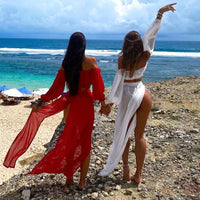 2021 Two Piece Dress Swimwear Swimsuit Bikini Beach Cover Up Women Summer Ladies Bathing Suit Solid Wear