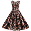 Sleeveless Sexy Leopard Print Party Dresses with Pocket