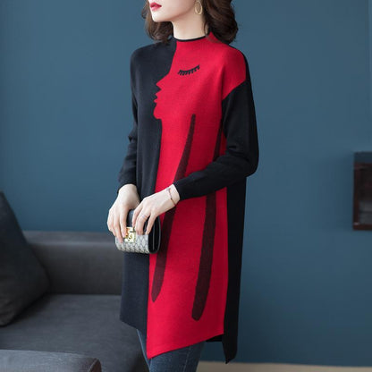 casual sexy women Dress female party Dress sweater