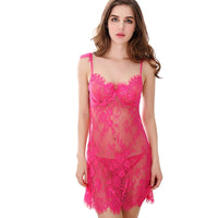 Sexy Dress for Sex Night Women Green Nightdress Lace See Through Nightgowns with Under Wire Sleepwear Lingerie Nightwear