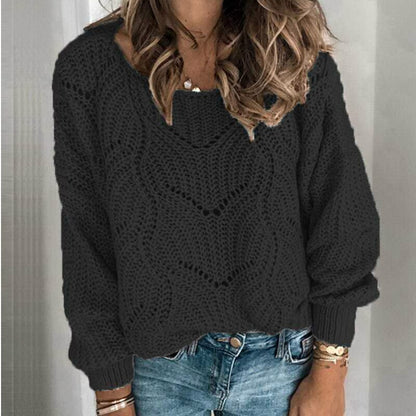 Hollow Loose Sweater Knitwear