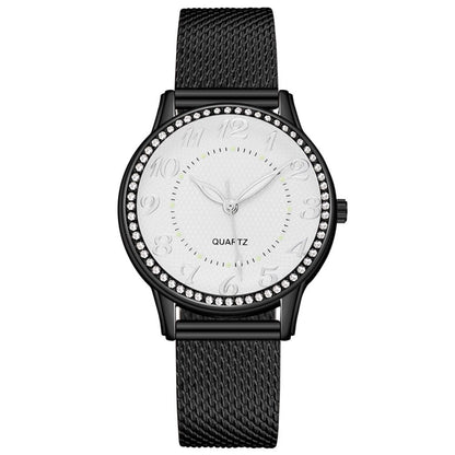 Luxury Magnetic Starry Sky Lady Wrist Watch Mesh Female