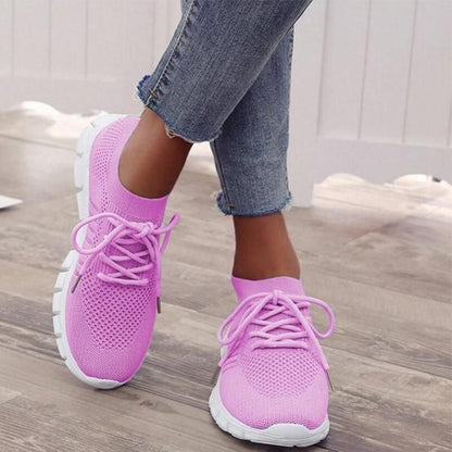 Women's Sneakers Spring Ladies Flat Shoes Casual Women Vulcanized Women 2021 Summer Light Mesh Breathable Female Running Shoes