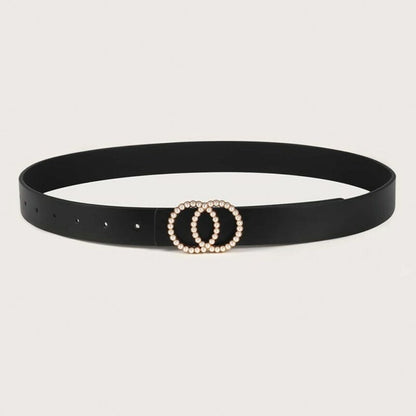 G belt black leather belts for women