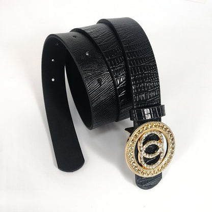 G belt black leather belts for women