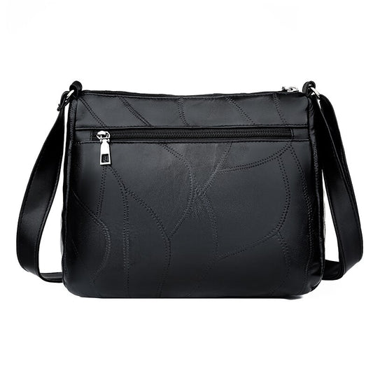 Genuine Leather Shoulder Bags Dragonfly Print Bag  For Women Ladies Crossbody Bags Luxury Designer Female Handbag  2020 New