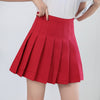 High Waist Preppy Style Student Pleated Skirts