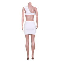hirigin Sexy Two Piece Set Corset Top and Mini Skirts Women Summer Trendy Clothes Lounge Wear Matching Sets Vacation Outfits