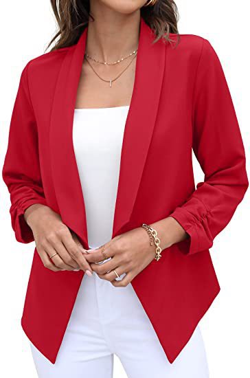 Spring Autumn Women Blazer Non Ironing Casual Top Business Women Clothing