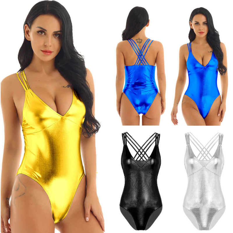 Women Clothing   Sexy Tight Sleeveless Leotard 2022 Summer New Dress for Women