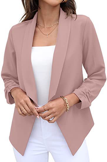 Spring Autumn Women Blazer Non Ironing Casual Top Business Women Clothing