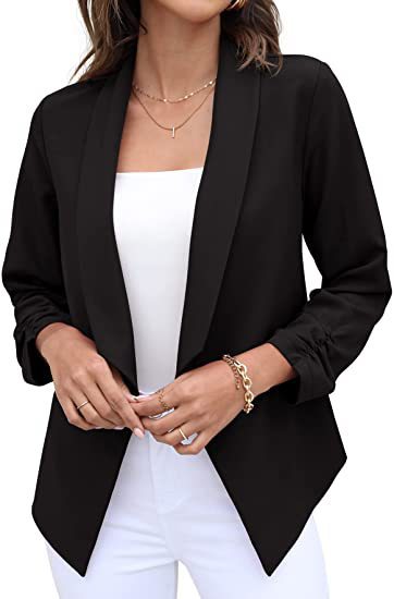 Spring Autumn Women Blazer Non Ironing Casual Top Business Women Clothing