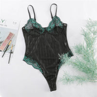 New Lace Sexy Pajamas Jumpsuit Tight Underwear Temptation Sexy Lingerie Set