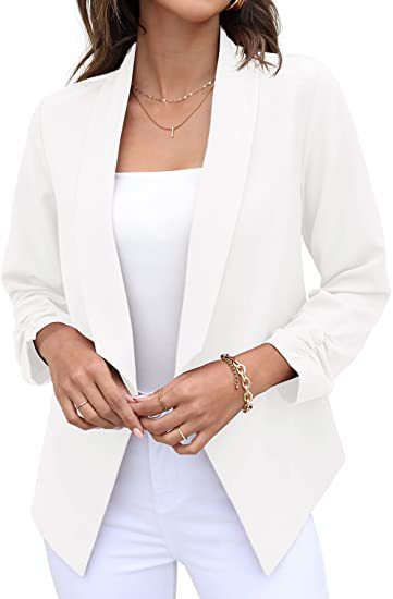 Spring Autumn Women Blazer Non Ironing Casual Top Business Women Clothing