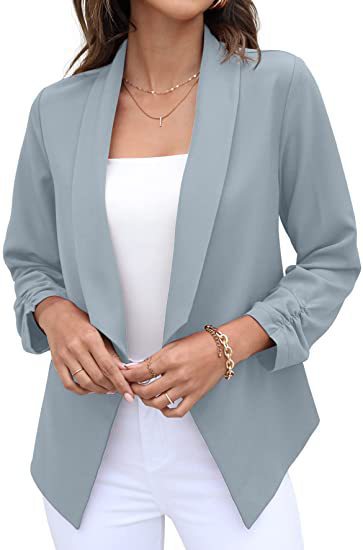 Spring Autumn Women Blazer Non Ironing Casual Top Business Women Clothing