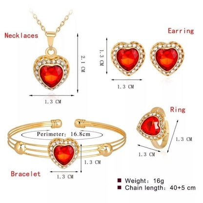 Round Rhinestone Stainless Steel Jewelry Sets for Women Bridal Bridesmaid Earrings Necklace Set Fashion Wedding Jewelry Set Gift