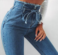 New 2023 Women High Waist Jeans Sexy Jeans Denim Harem Pants Jeans Womens High Streetwear Loose Pants Black Skinny Jeans Women