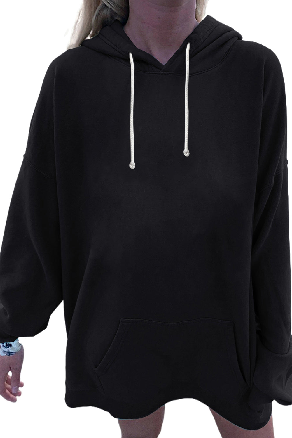 Oversized Hoodie with Kangaroo Pocket