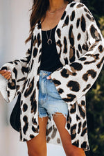 Lightweight Knit Leopard Cardigan