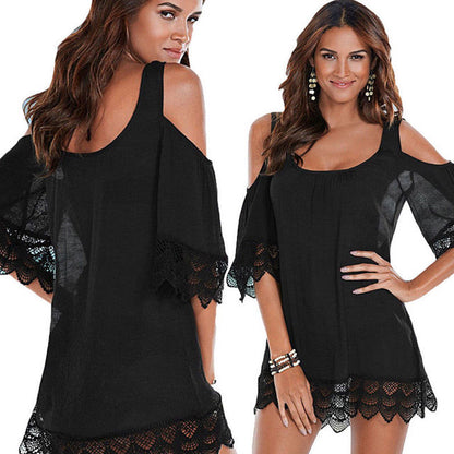 sexy summer swim suit cover up vestido pareo Women Bathing Swimsuit Bikini Swimwear Wrap Kimono Ladies Beach Cover Up Dress